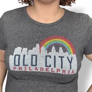 TAILGATE OLD CITY PHILADELPHIA T SHIRT LADIES SIZE XL